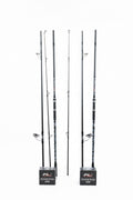 Set : 2x Lansete Diamant Alb Tactics 3.90m + 2x Mulinete FL Feeder Wind 6000 cu fir de 0.20 mm inclus