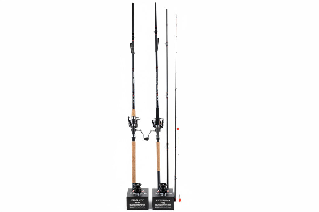 Set Pescuit Salana Hantay AQUA Feeder 390 Fl & Mulinete Feeder Wind 6000