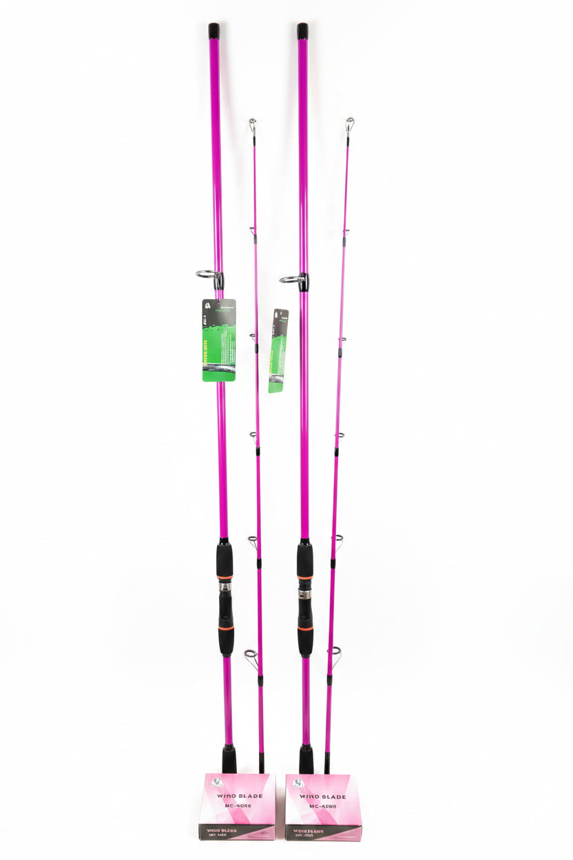 Set pescuit:2 lansete Wind Blade Sniber Spin AC-240. si 2 mulinete Wind Blade MC-4000