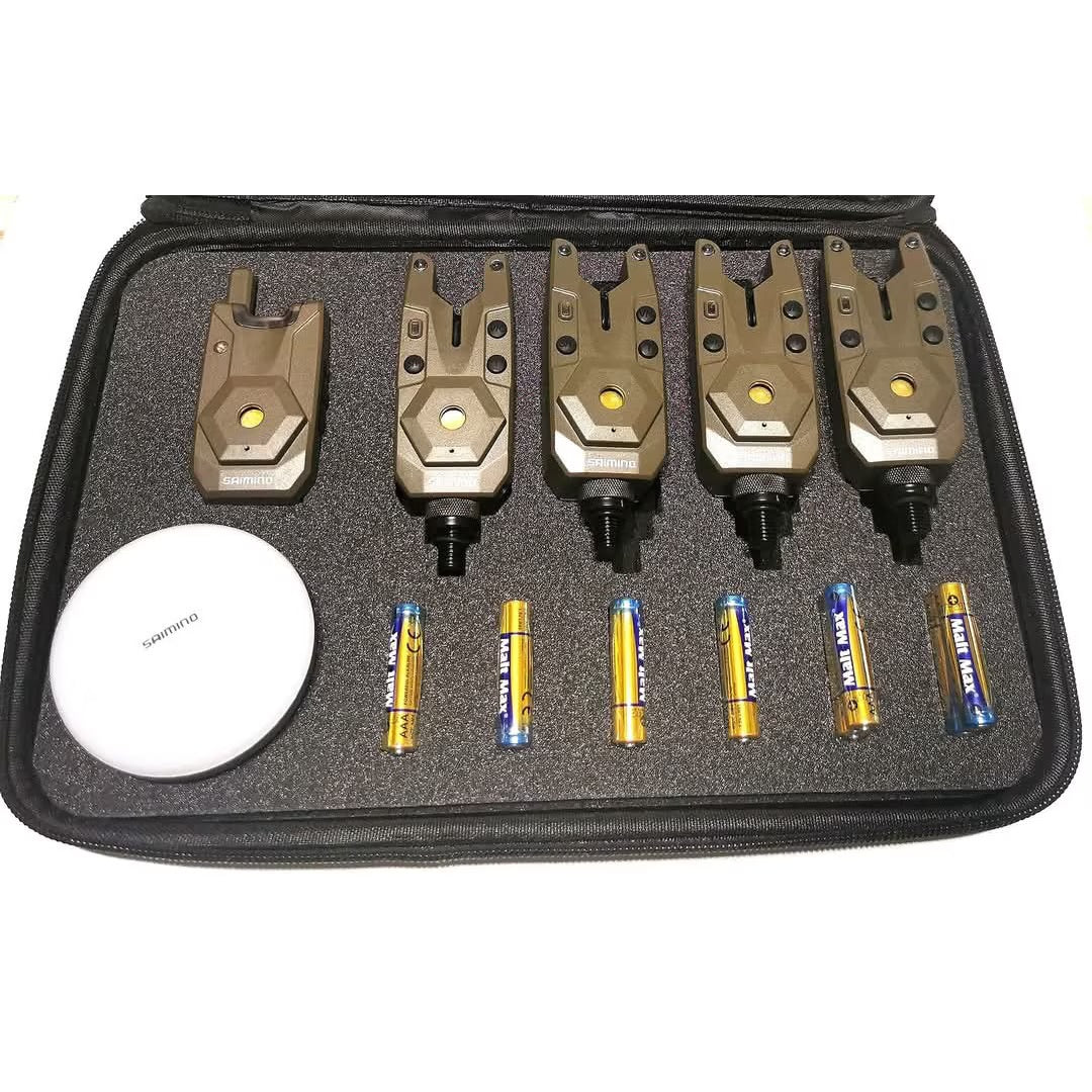 Set Senzori ( Avertizori ) cu Statie 4 + 1 SAIMINO + Lampa de Cort, penar transport