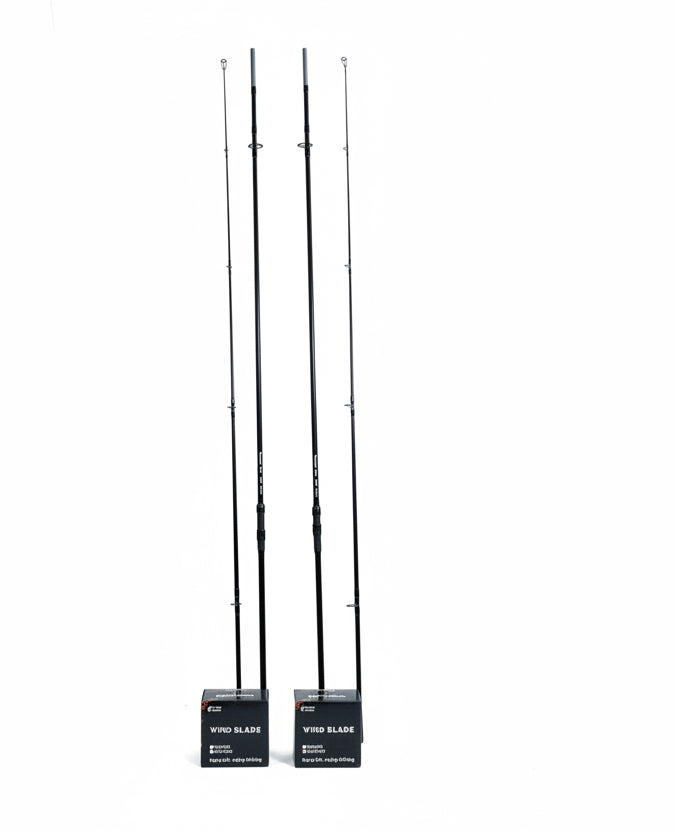 Set Pescuit Crap: 2 x Lansete Tournament Carp 3.90m, 3.50lbs + 2 x Mulinete Wind Blade GB10000