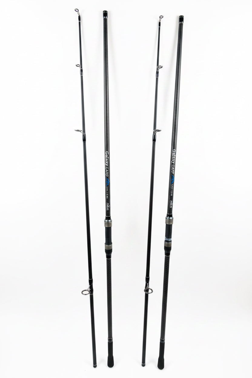 Set de două lansete Galaxy Carp (de 3.9m și 3.5 lbs, marcă Pro F)
