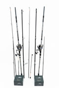 Set Pescuit Feeder: 2 x Lansete Onslaught Feeder 3.90m + 2 x Mulinete Pro FL Noble Feeder HP7500