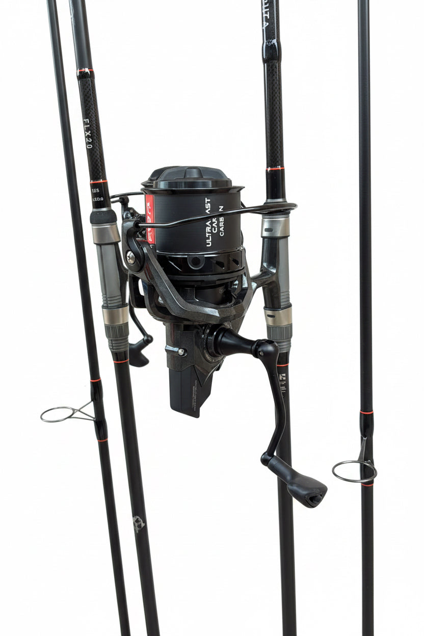 Set Pescuit: 2x Lansetă FLX20 + 2x Mulinetă Pro FL Ultra Cast Carp Carbon FLX-14000