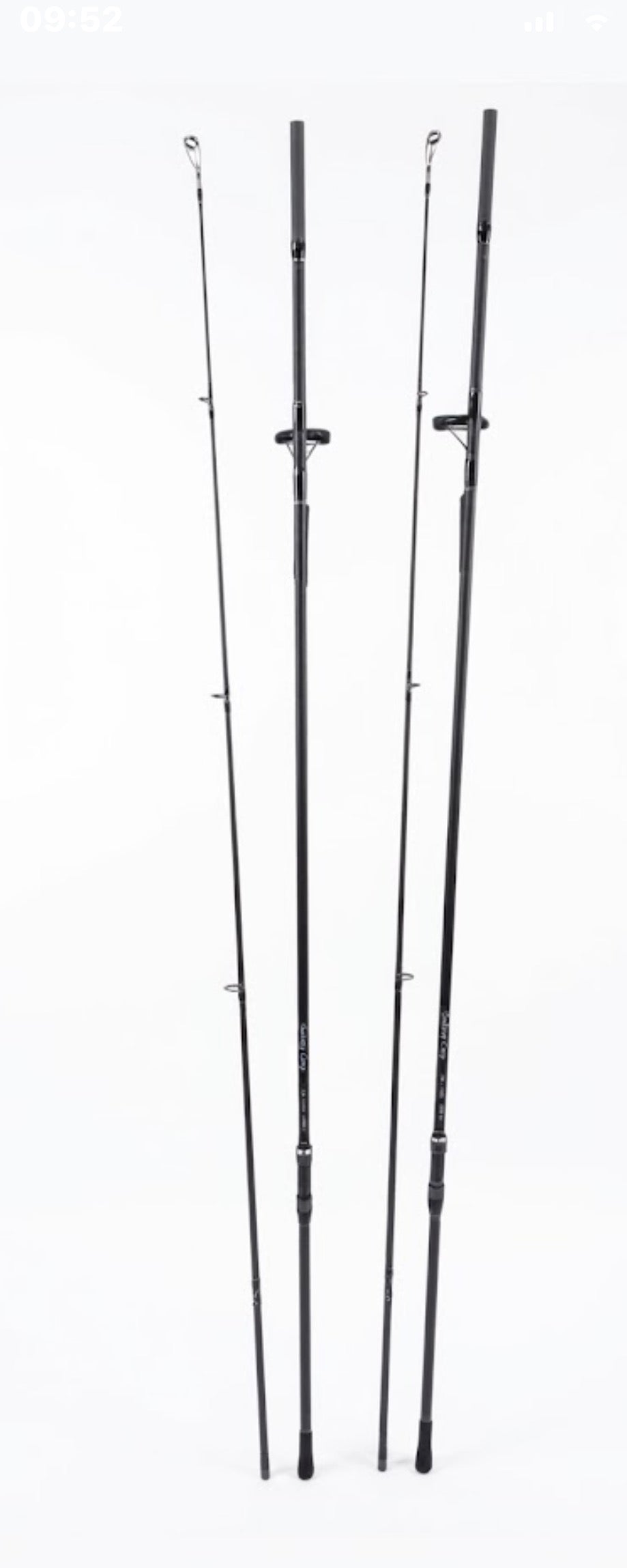 Set de două lansete Galaxy Carp (de 3.9m și 3.5 lbs, marcă Pro F)